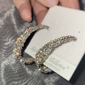 Fifth Avenue Collection 'Glam Attack' AB crystal earrings